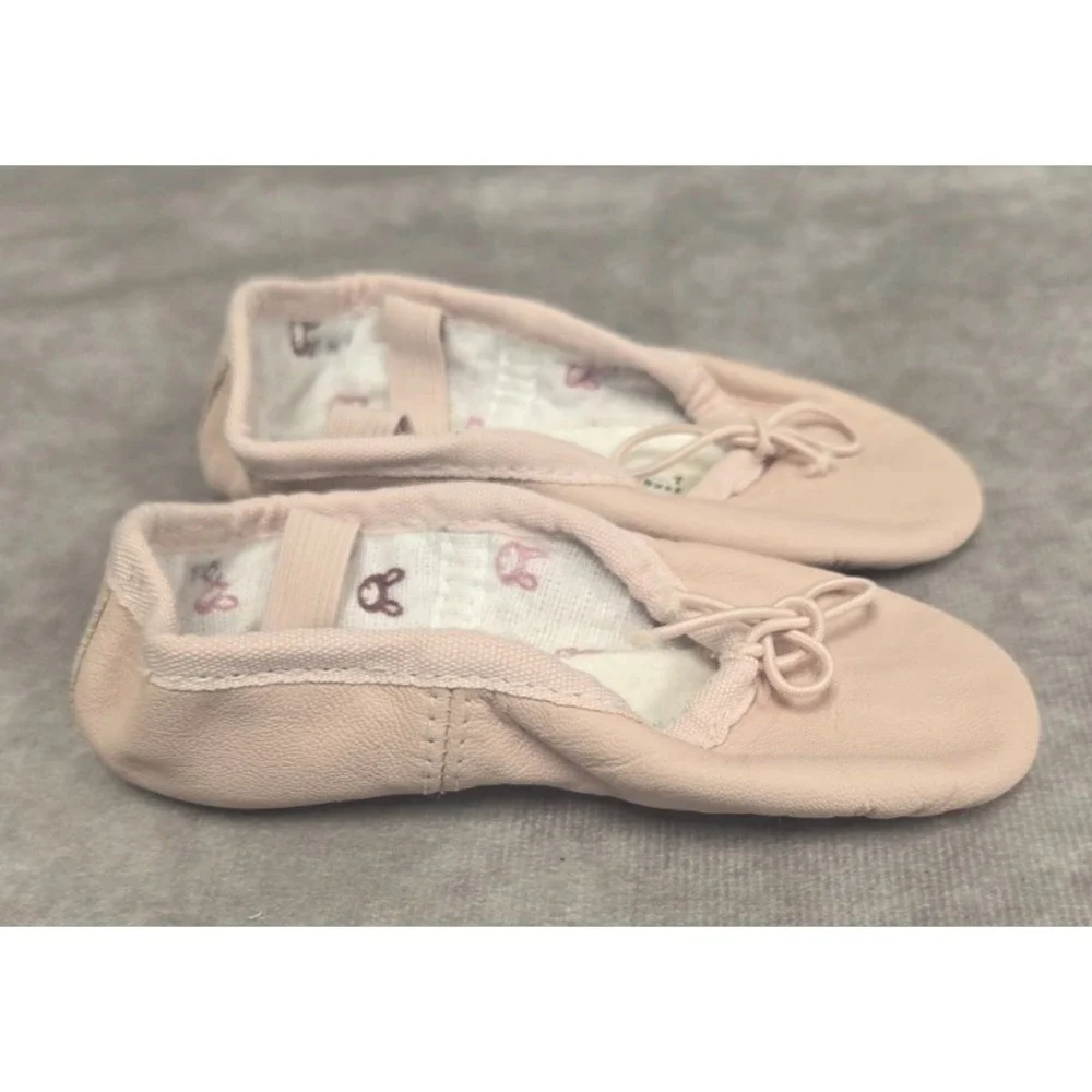 Toddler Girls Ballet Slippers Pink Size 6.5